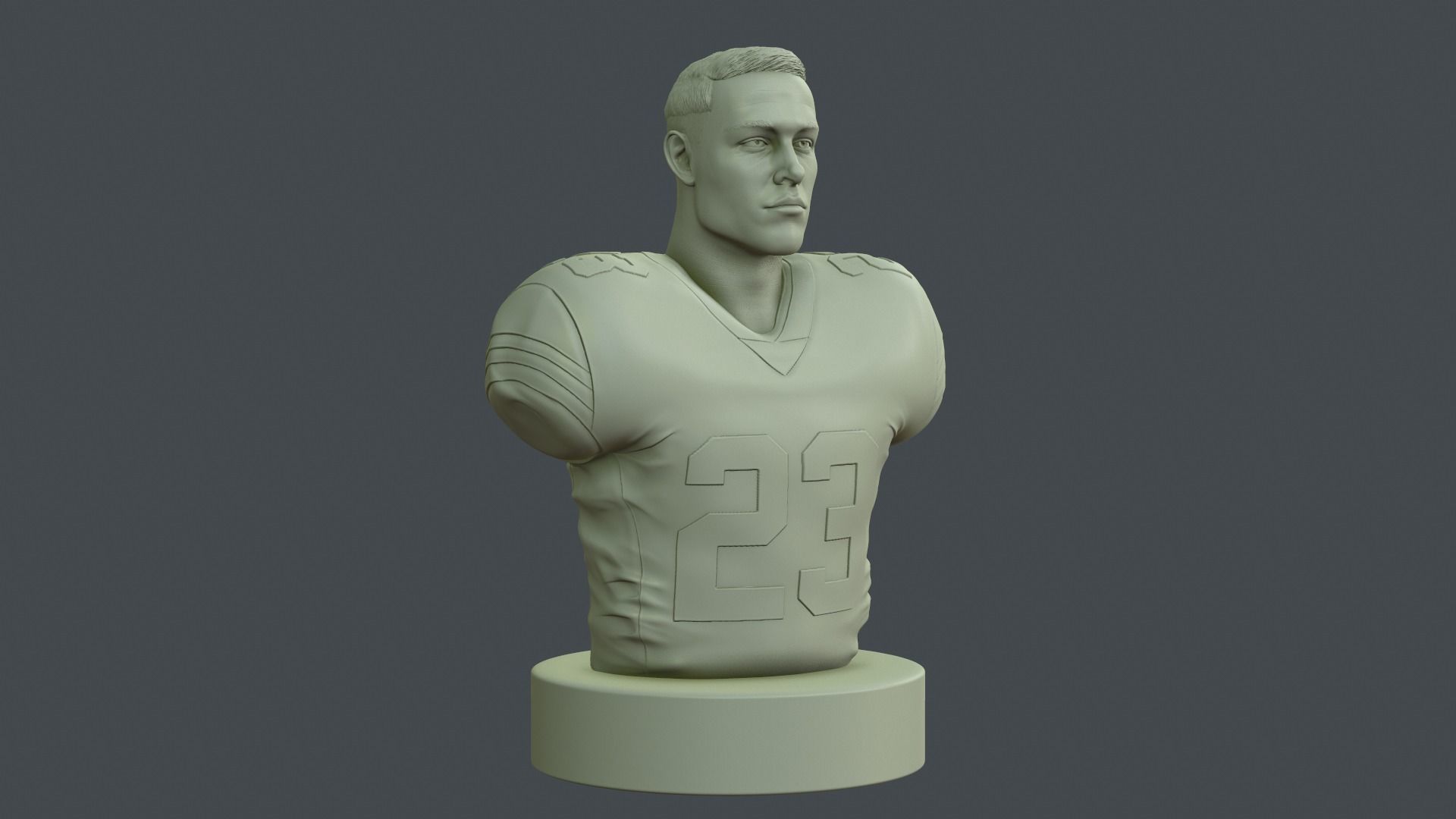 Christian McCaffrey 3D print model_17