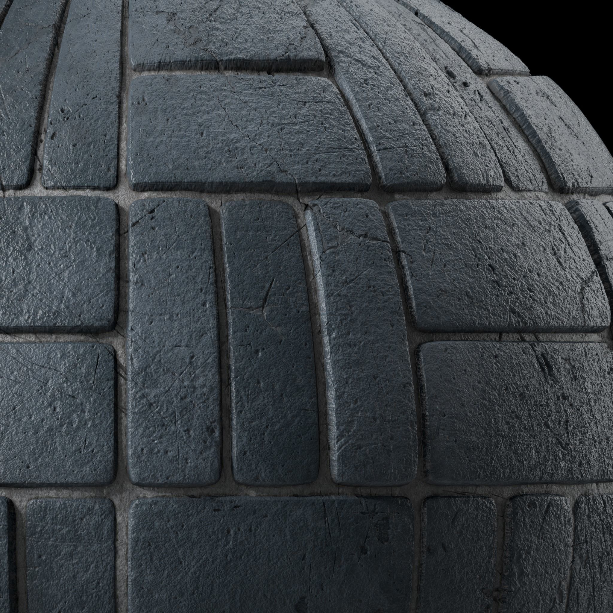 Pavement Materials 54- Stone Paving Sbsar Pbr 4k Seamless Texture_2