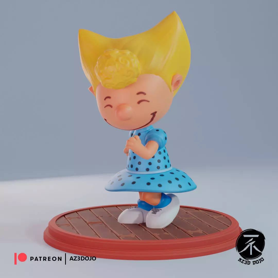 Sally Brown STL For 3D Printing 3D print model_0