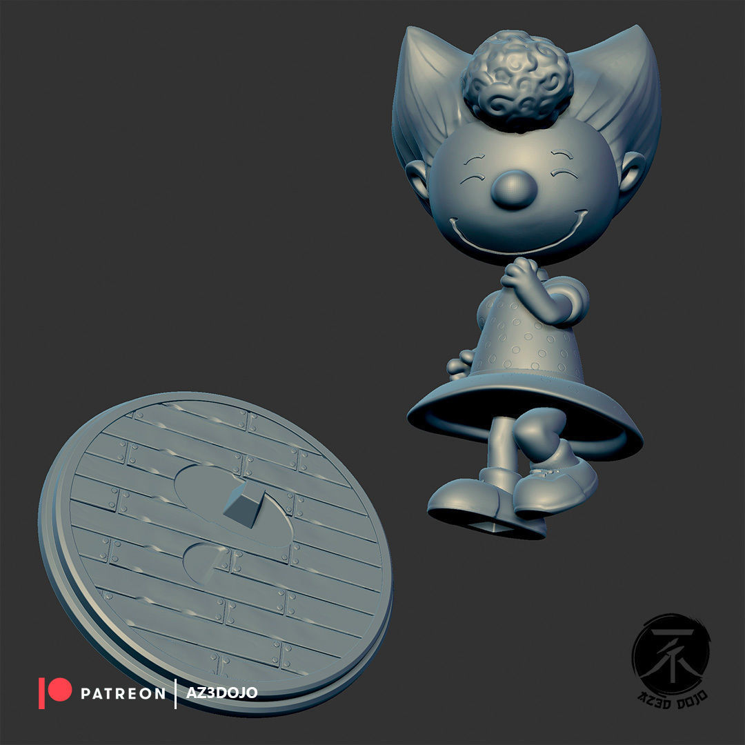 Sally Brown STL For 3D Printing 3D print model_2