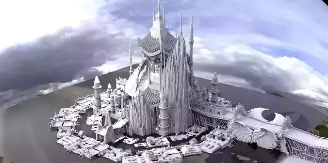 Crescent Cathedral exterior castle 3 