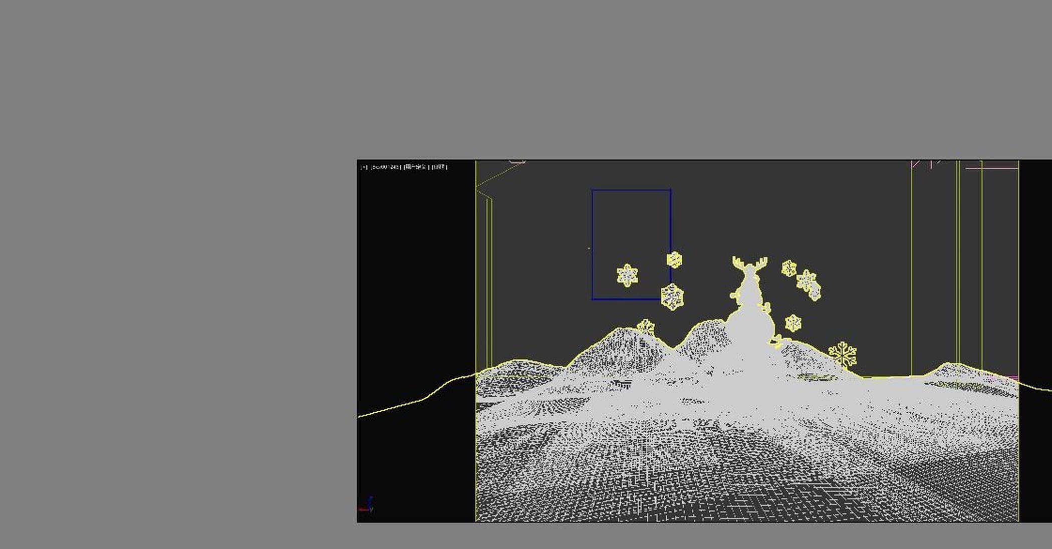 Modern Q-version snowman trendy Christmas 3D model_6