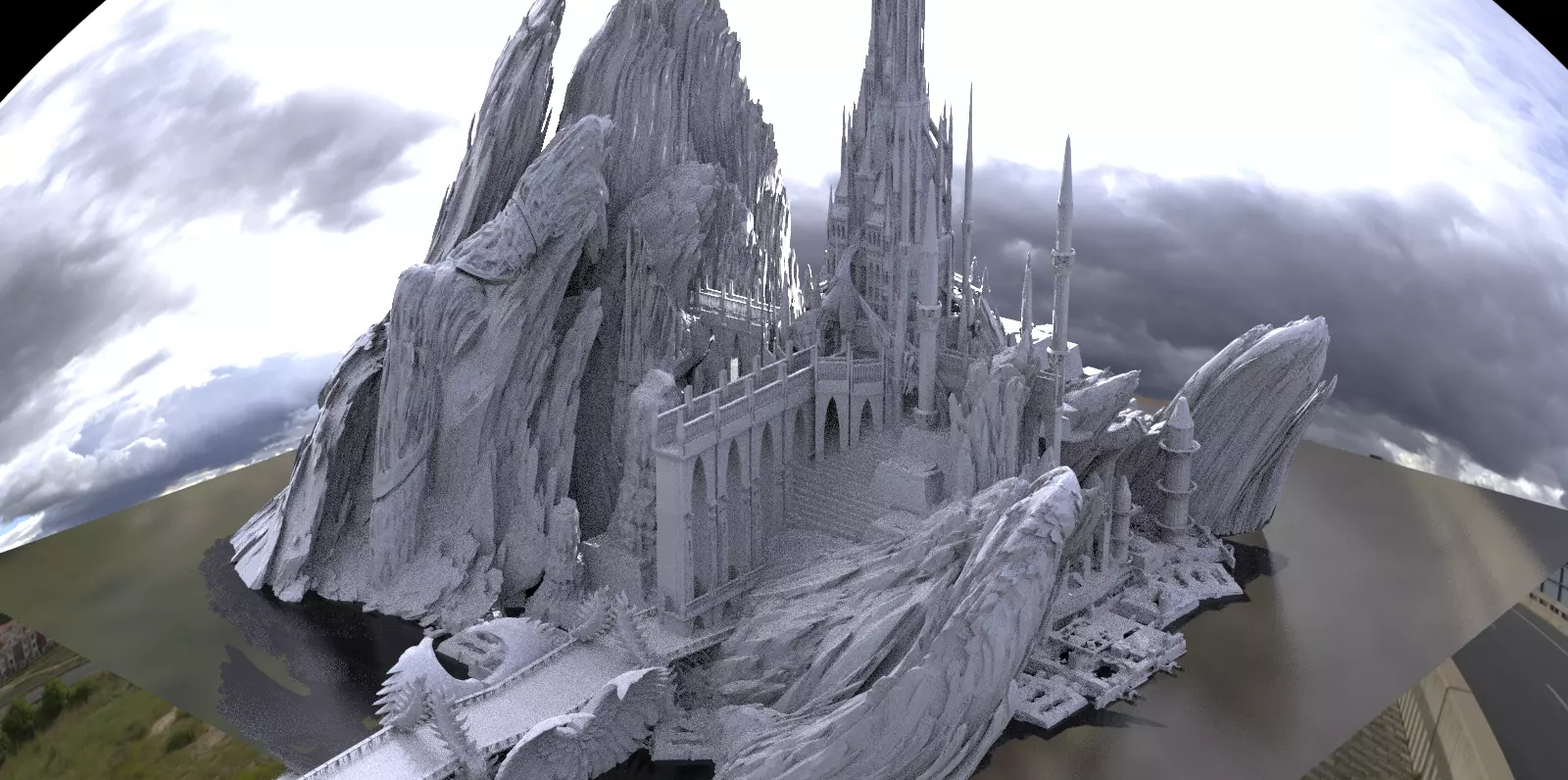 Dark Khans Fortress 1 3D model_0