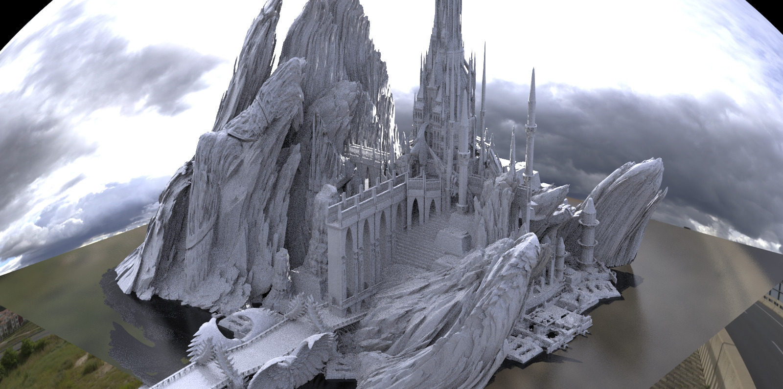 Dark Khans Fortress 1 3D model_1