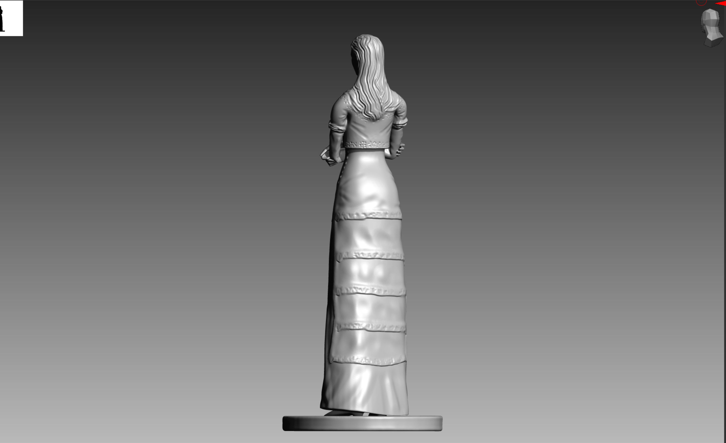 Alexia Ashford Resident Evil Code Veronica OBJ and STL 3D print model_6