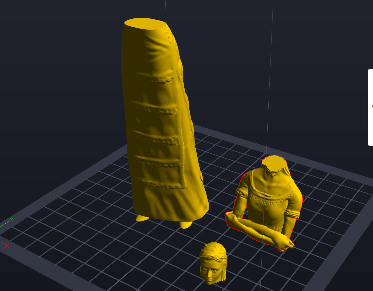 Alexia Ashford Resident Evil Code Veronica OBJ and STL 3D print model_2