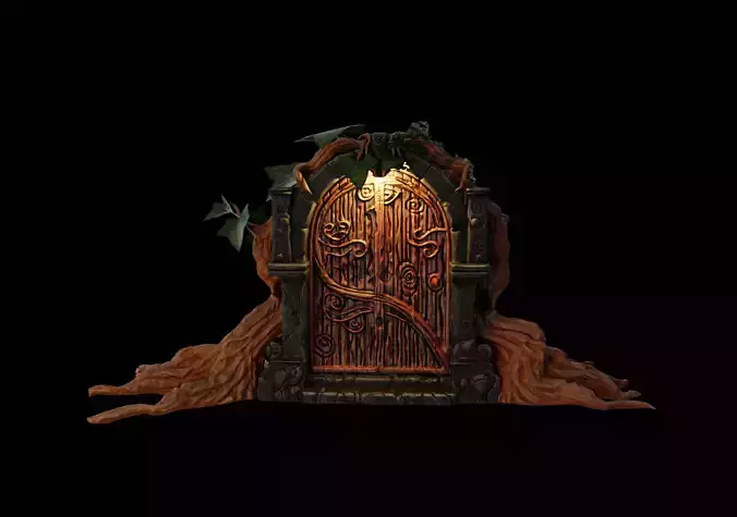 Stylized door gateway