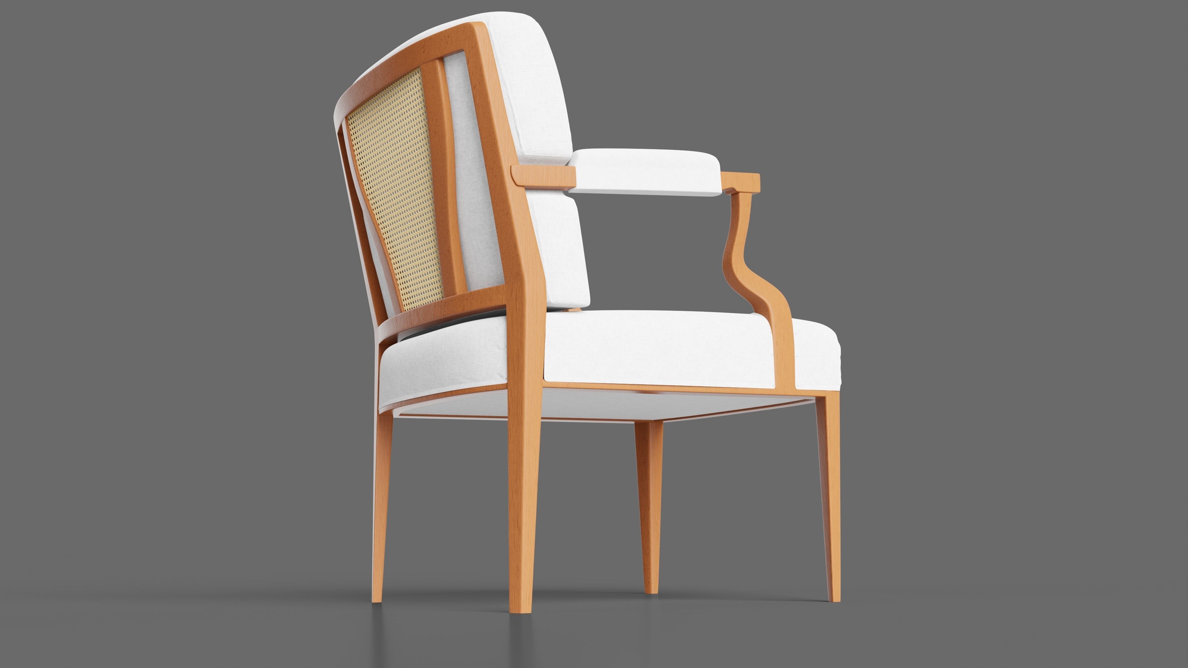 Elegant Chair 3D model_2