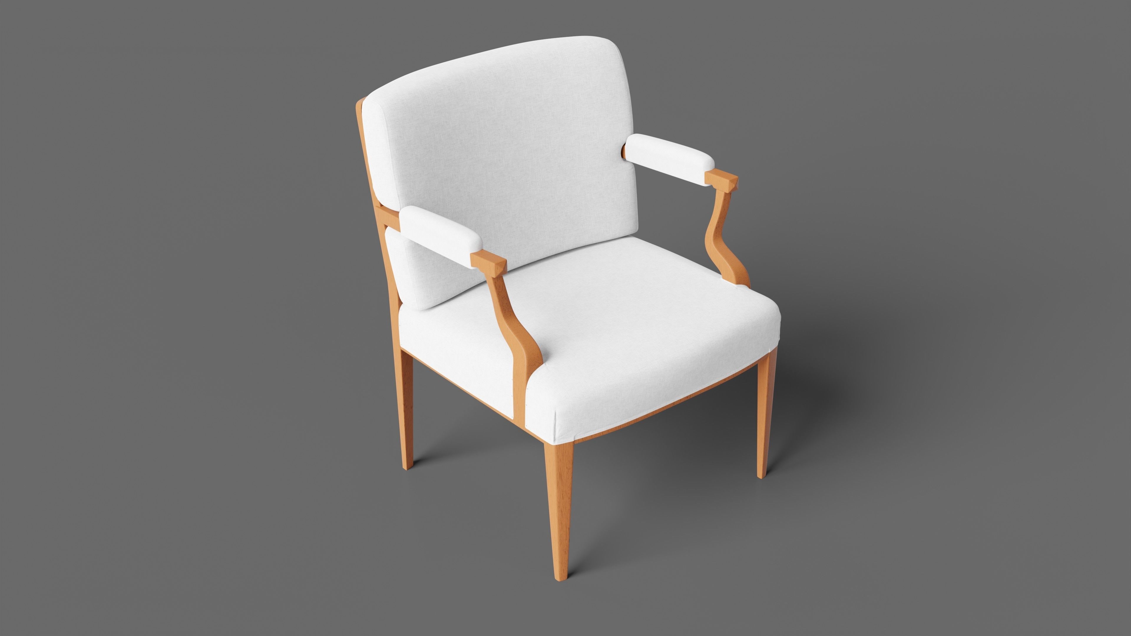 Elegant Chair 3D model_3