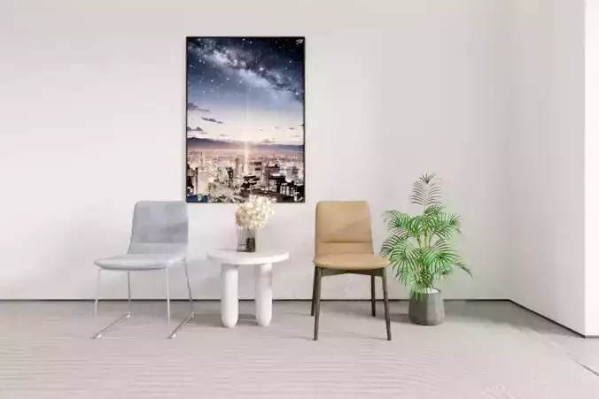 single chair leather Modern 3D model