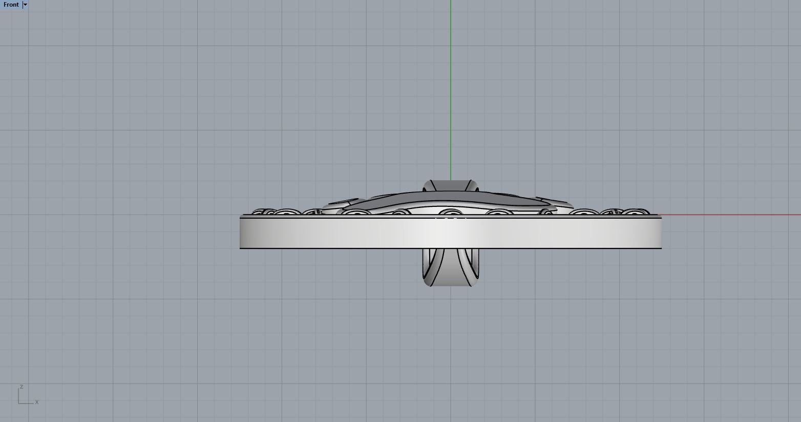 Paw pendant model 490 3D print model_9