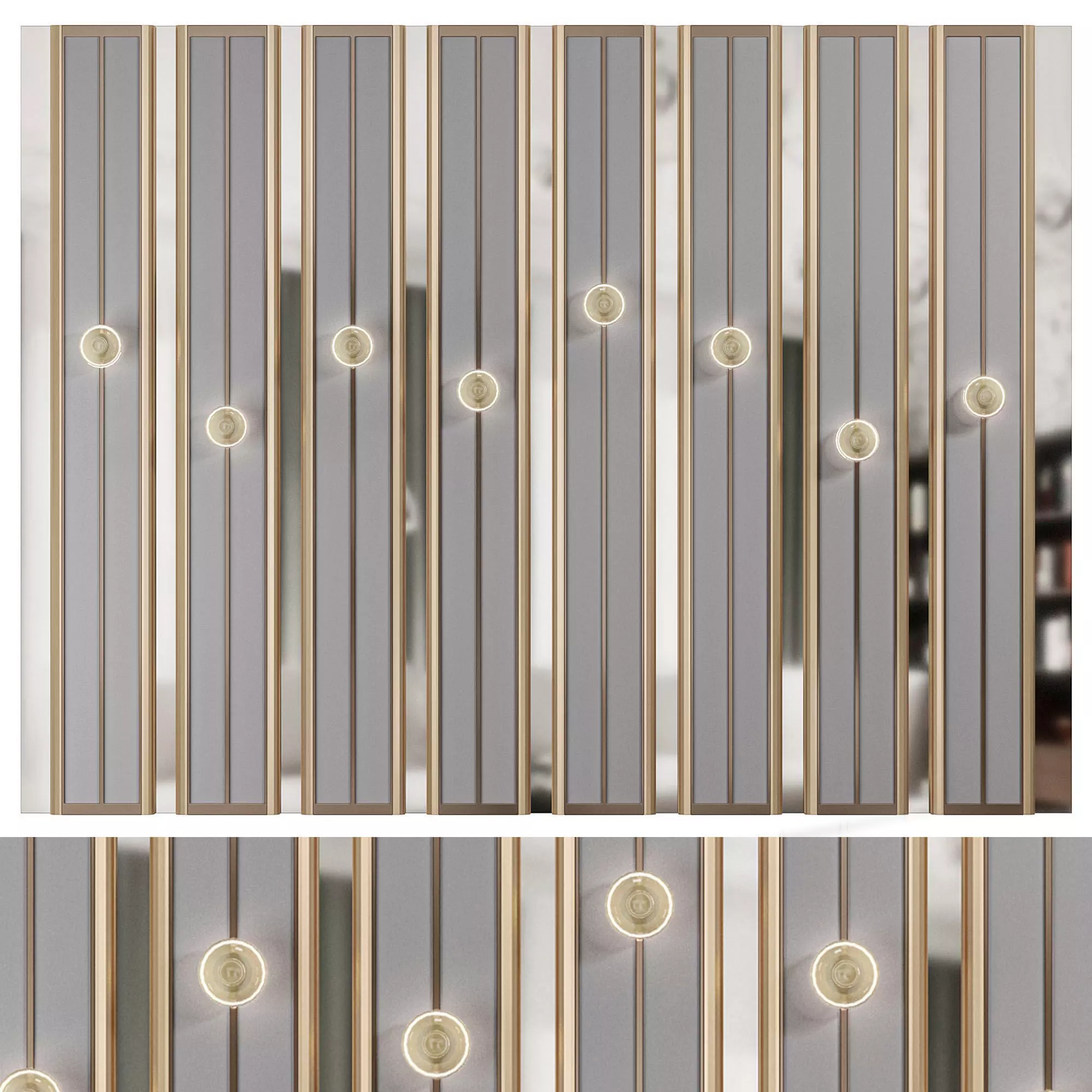 Wall panel 3D model_0