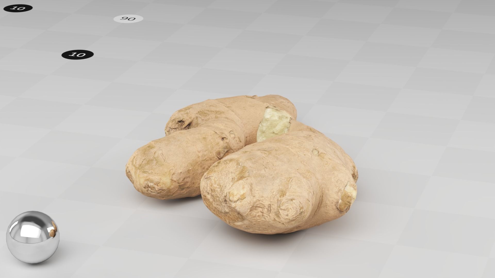 Ginger - Photogrammetry Scan Low-poly 3D model_7