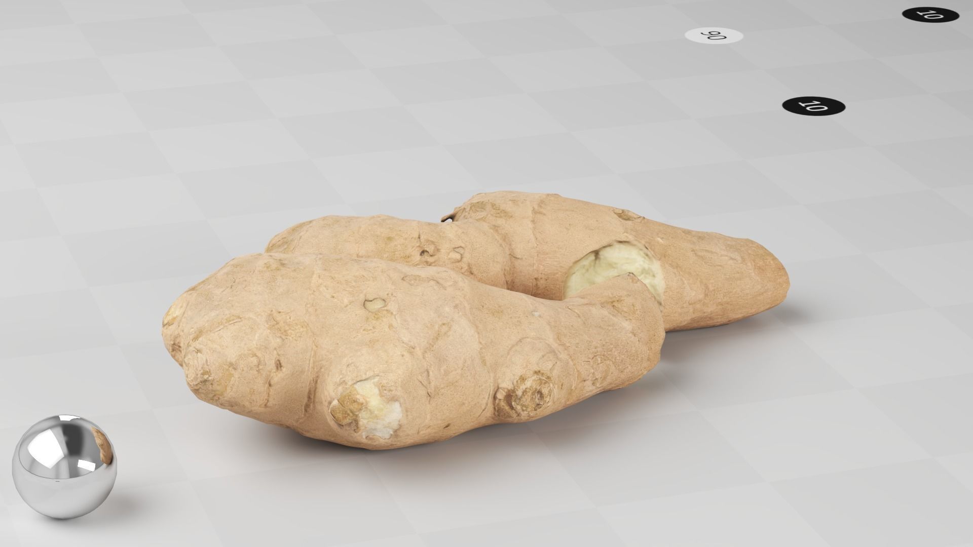 Ginger - Photogrammetry Scan Low-poly 3D model_8