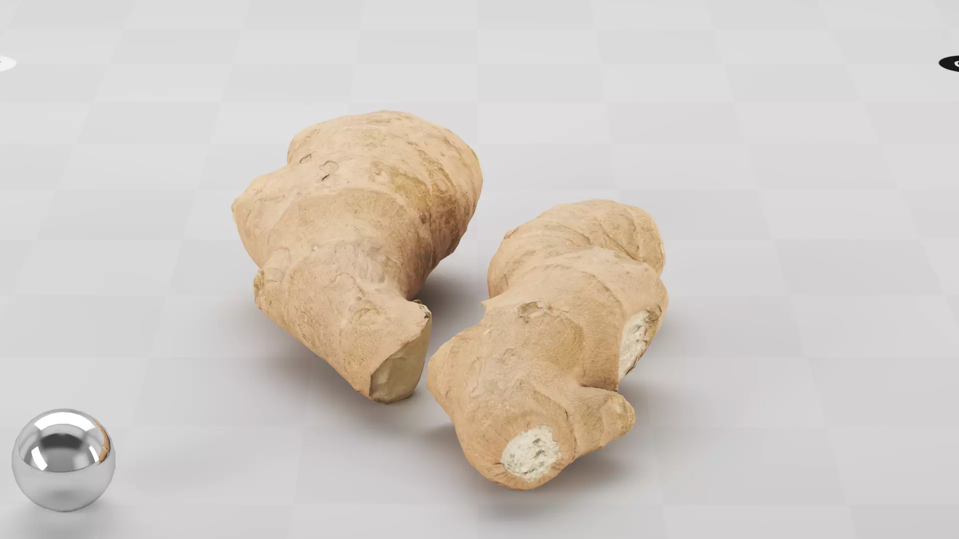 Ginger - Photogrammetry Scan Low-poly 3D model_0