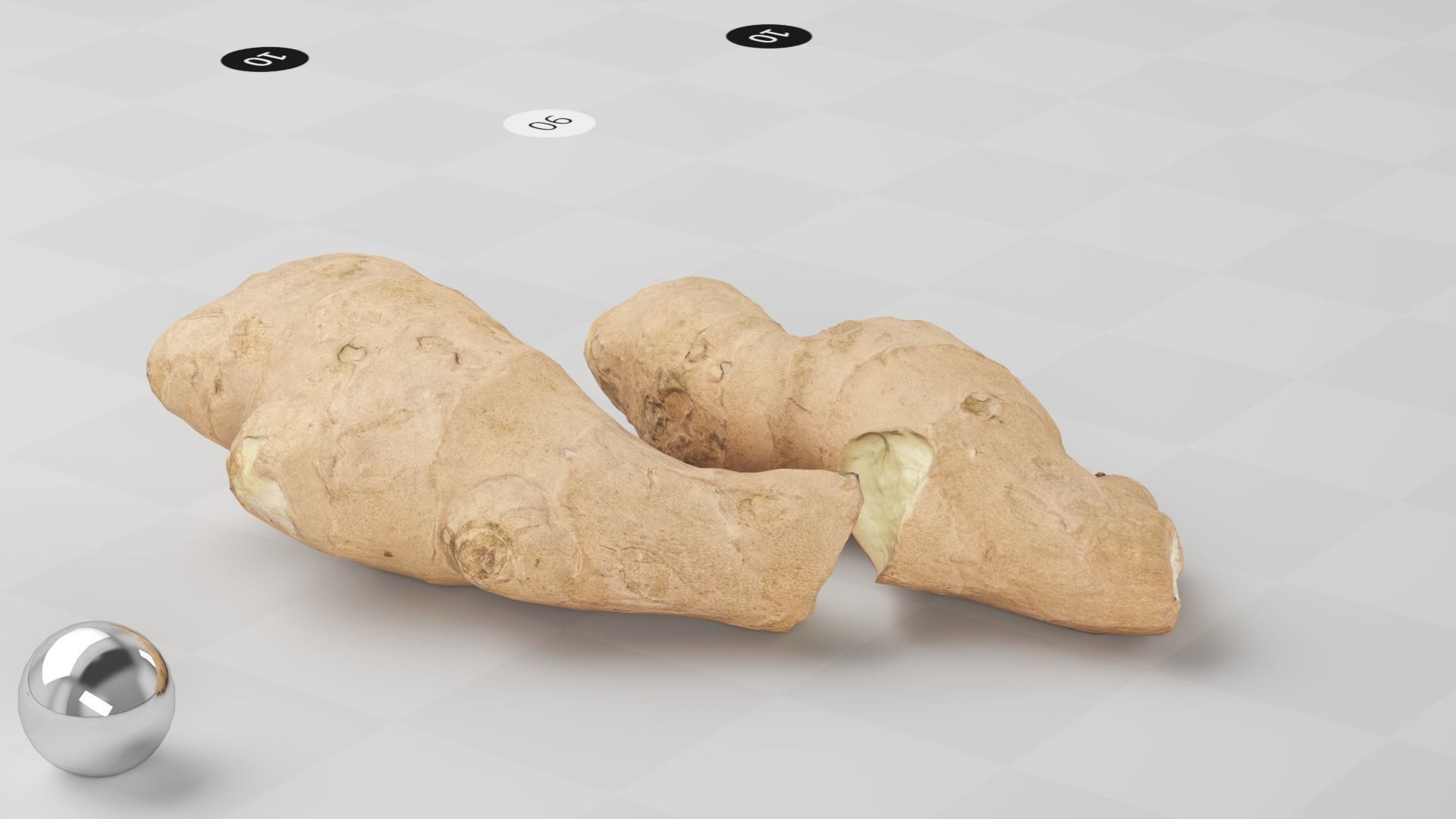 Ginger - Photogrammetry Scan Low-poly 3D model_9