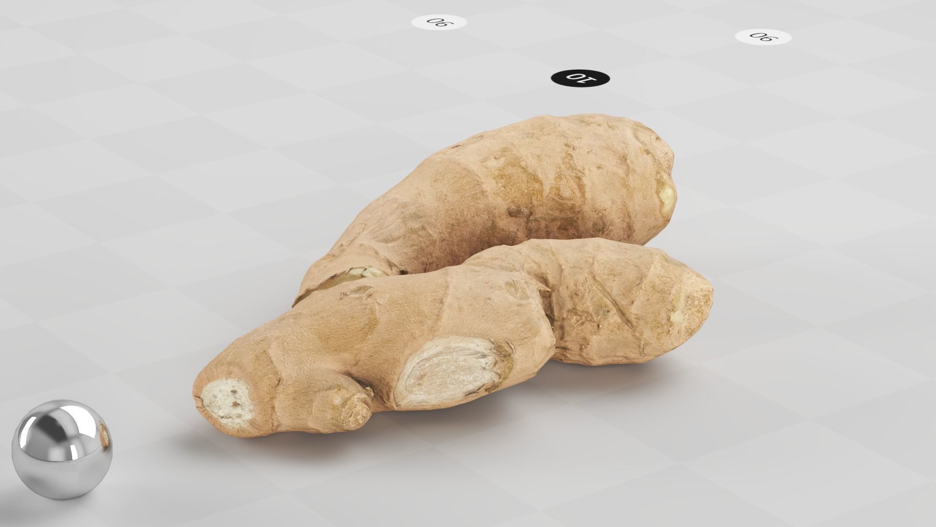 Ginger - Photogrammetry Scan Low-poly 3D model_10