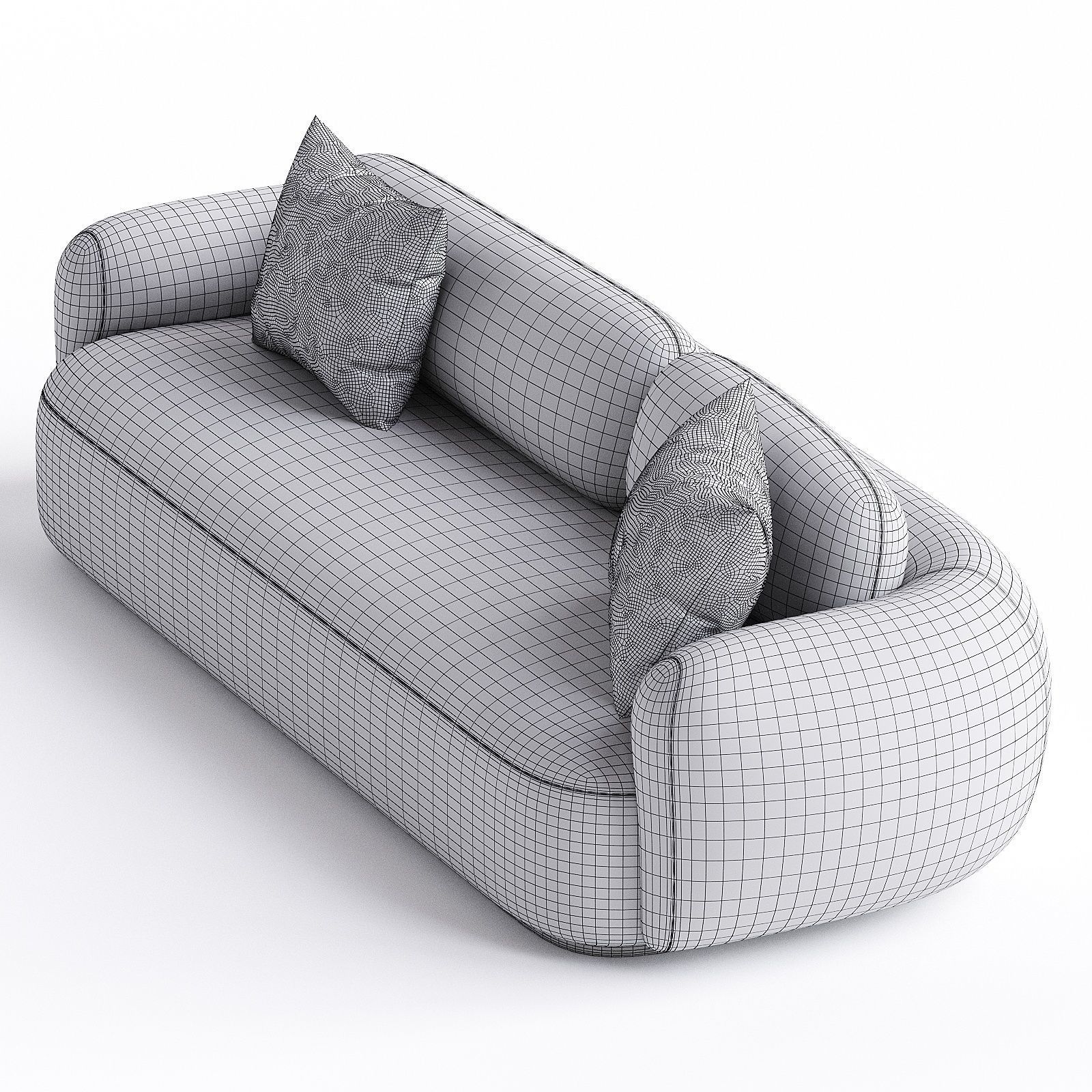 Paolo castelli coral sofa 3D model_2