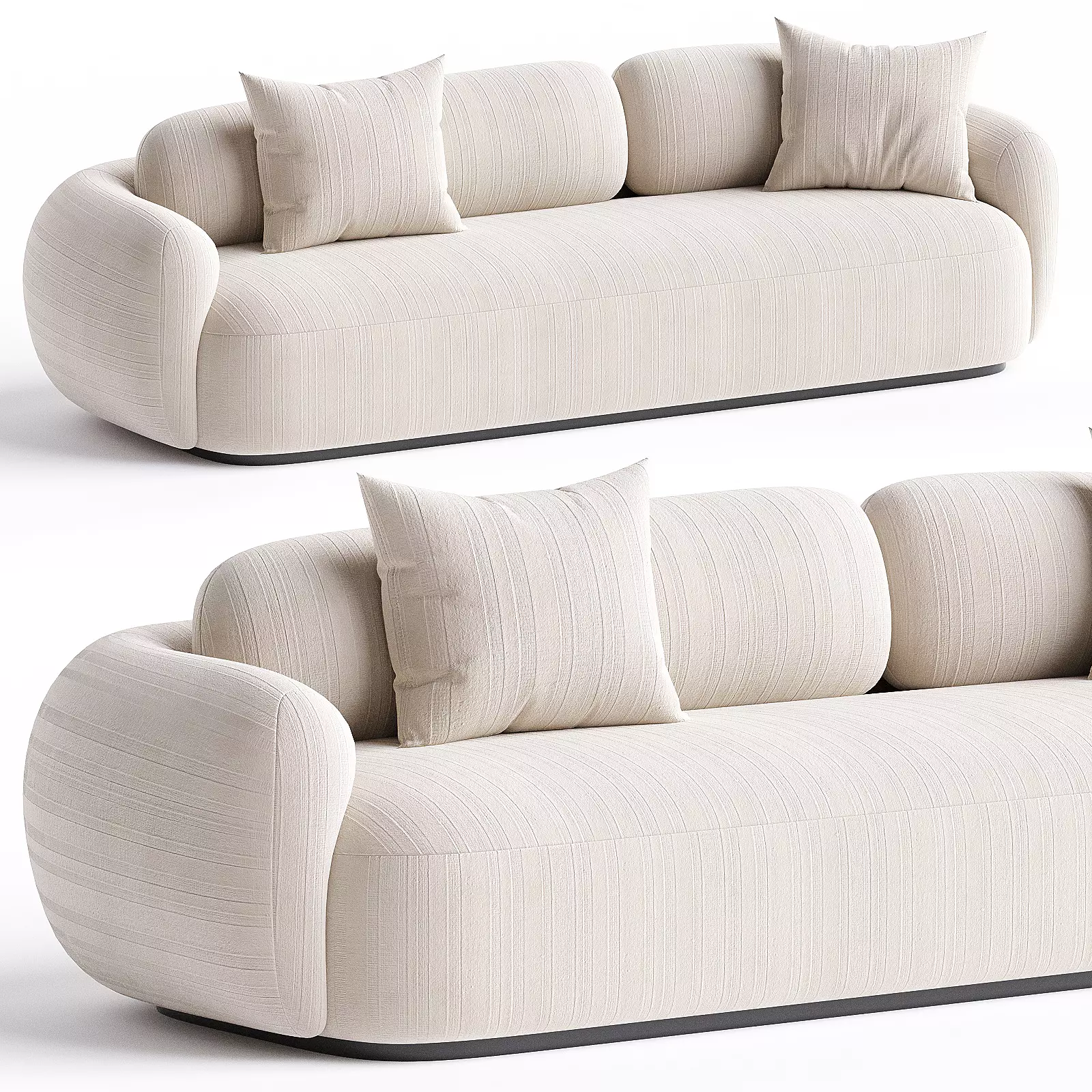 Paolo castelli coral sofa 3D model_0
