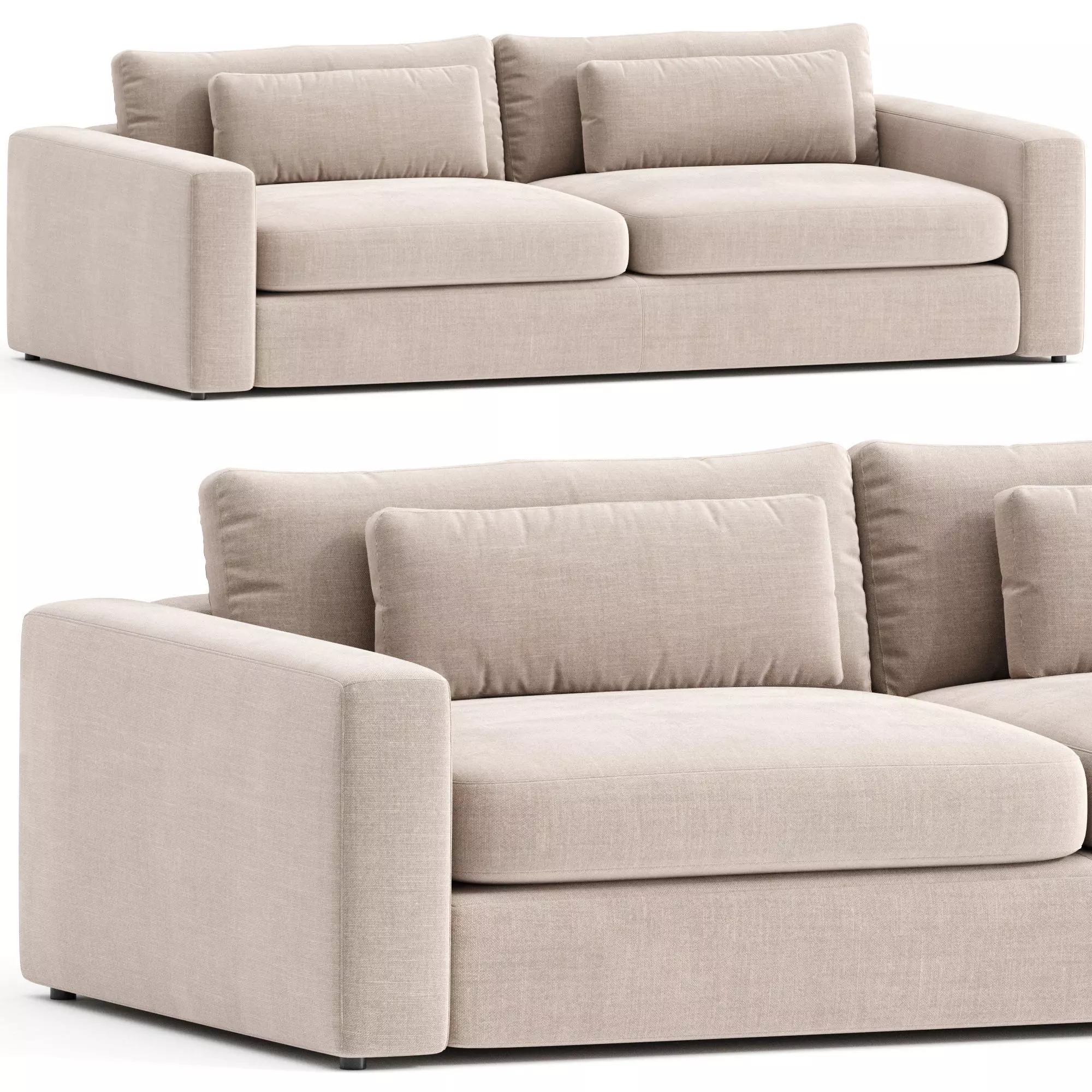 Bloor sofa  3D model_0