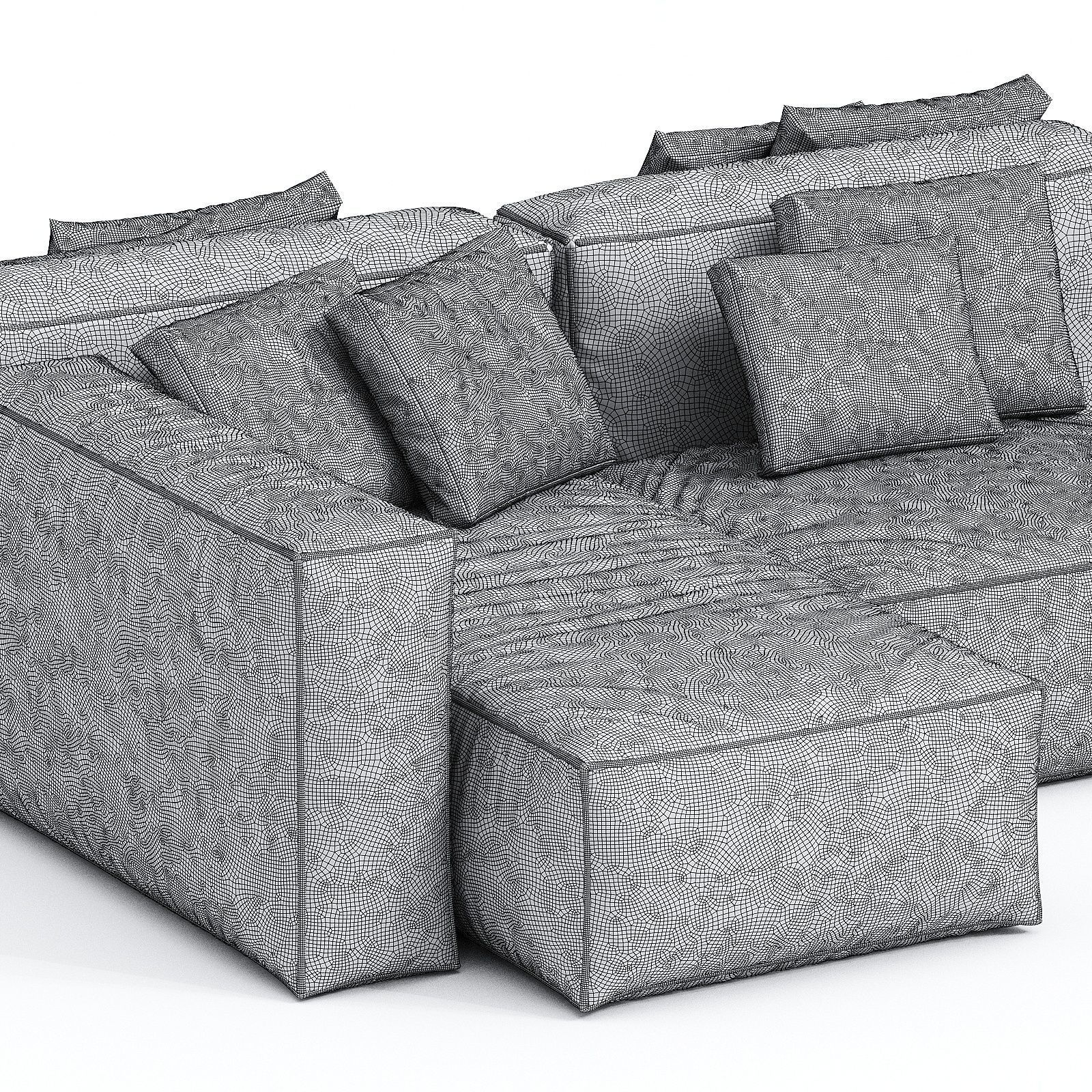 Cubotto sofa 3D model_2