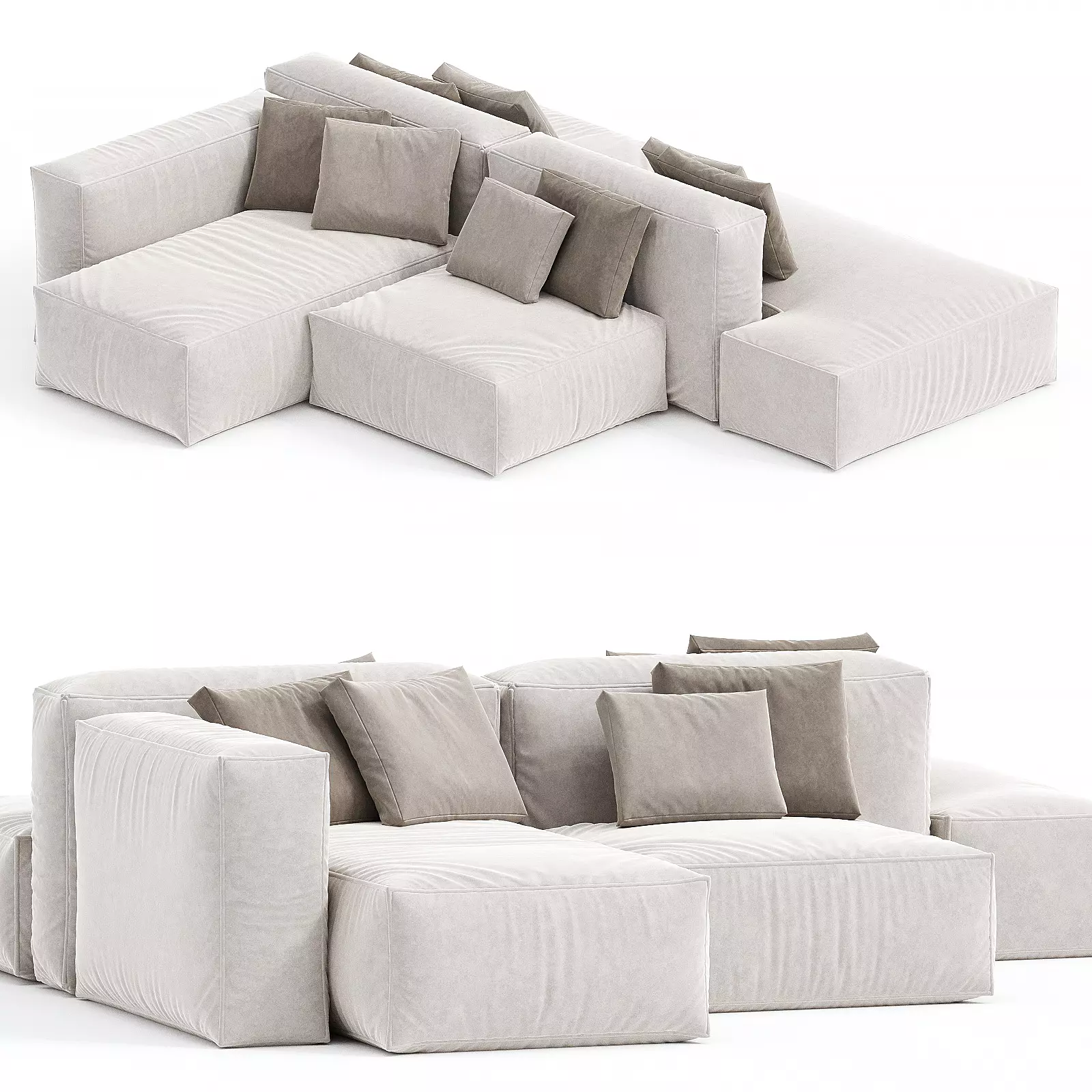 Cubotto sofa 3D model_0
