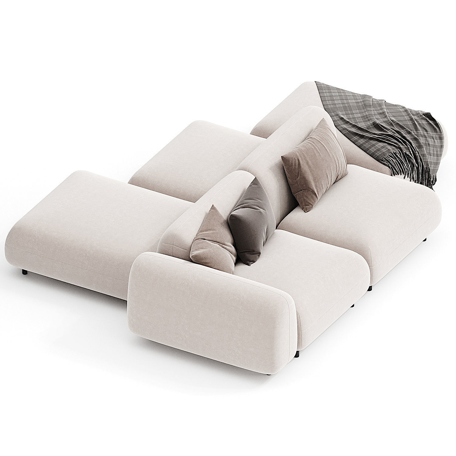Tokio Sofa 3D model_3