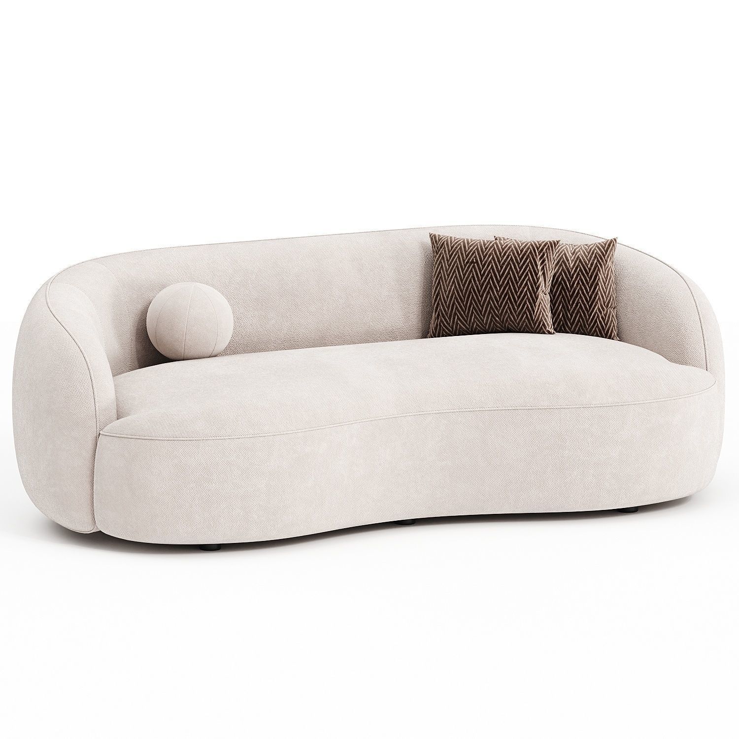 IVERN CURVED SOFA 3D model_3