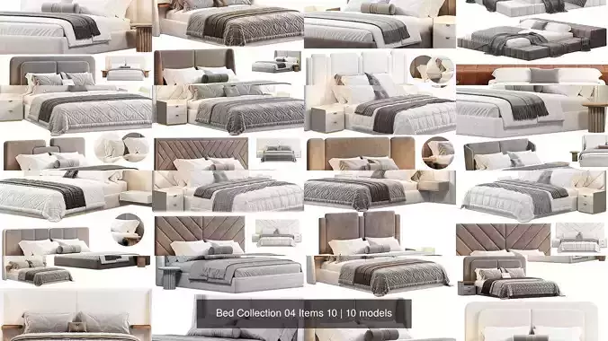 Bed Collection 04 Items 10 