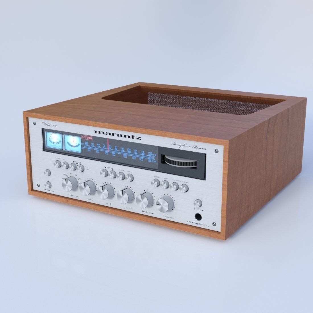 Marantz Receiver model 2270 Daz 3D model_2