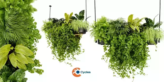 Collection plant vol 510 - blender model