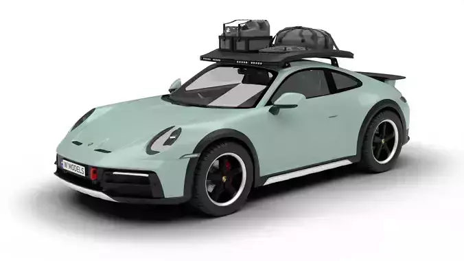 Porsche 911 Dakar 2023 3d model 