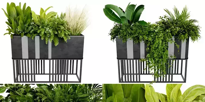 Collection plant vol 511 - blender model