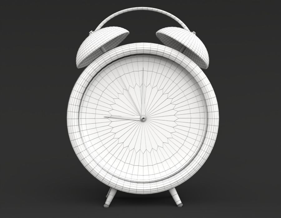 alarm clock pbr Free low-poly 3D model_6
