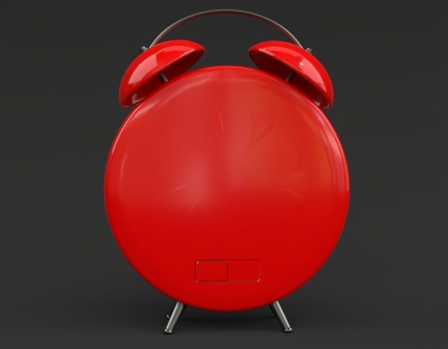 alarm clock pbr Free low-poly 3D model_4