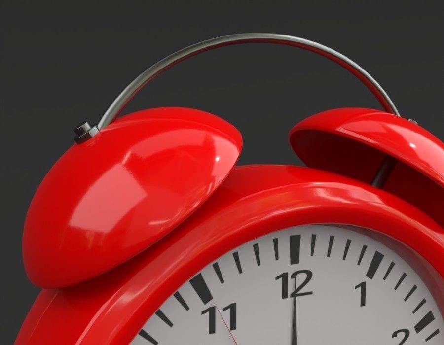 alarm clock pbr Free low-poly 3D model_5