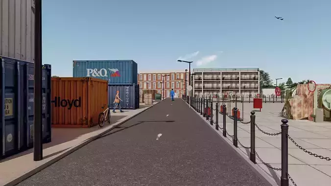 Shipyard Model 3D model