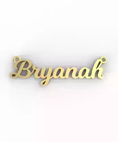 Bryanah name plate