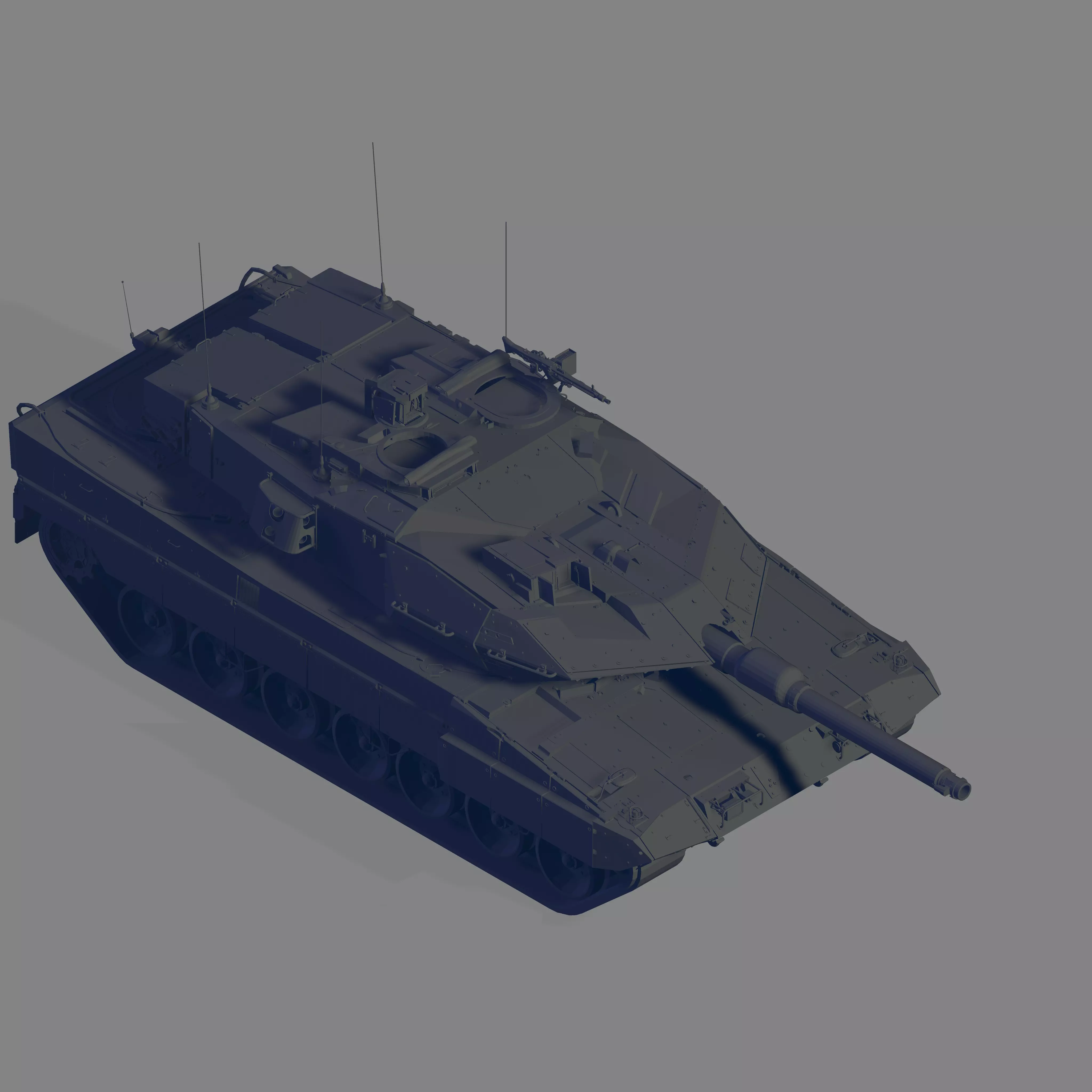 Stridsvagn 122A 3D model