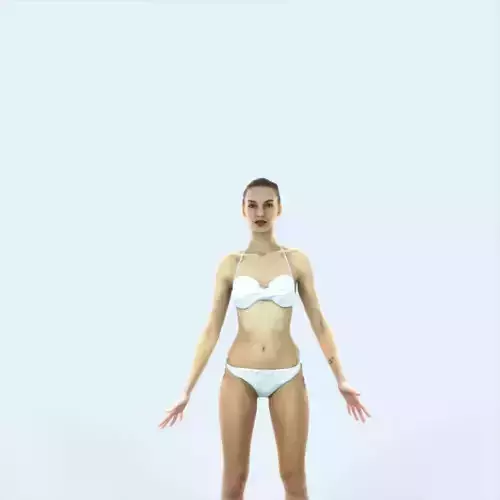 Beauty C Beach Animated Rigged Sports Woman