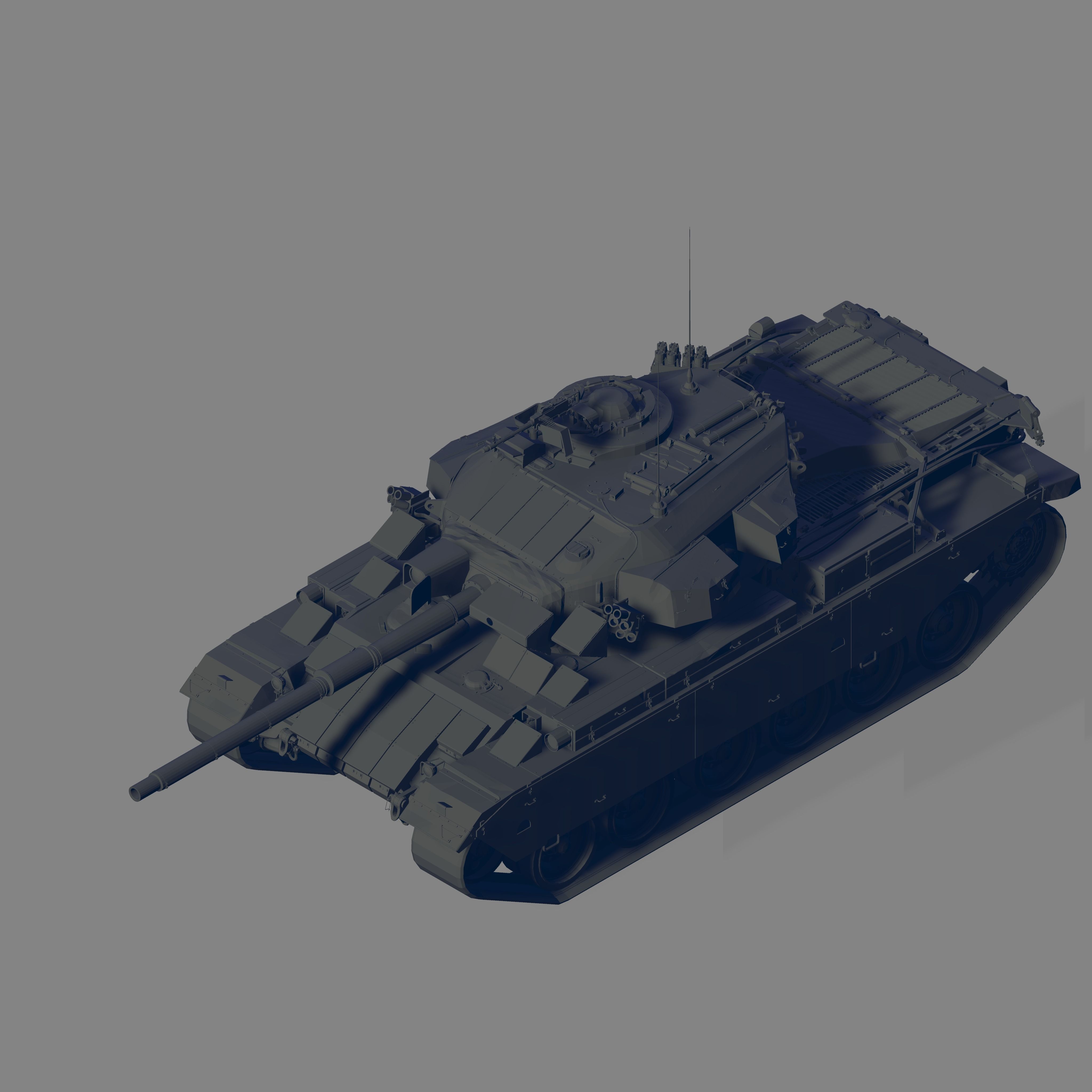 Stridsvagn 105 3D model_1
