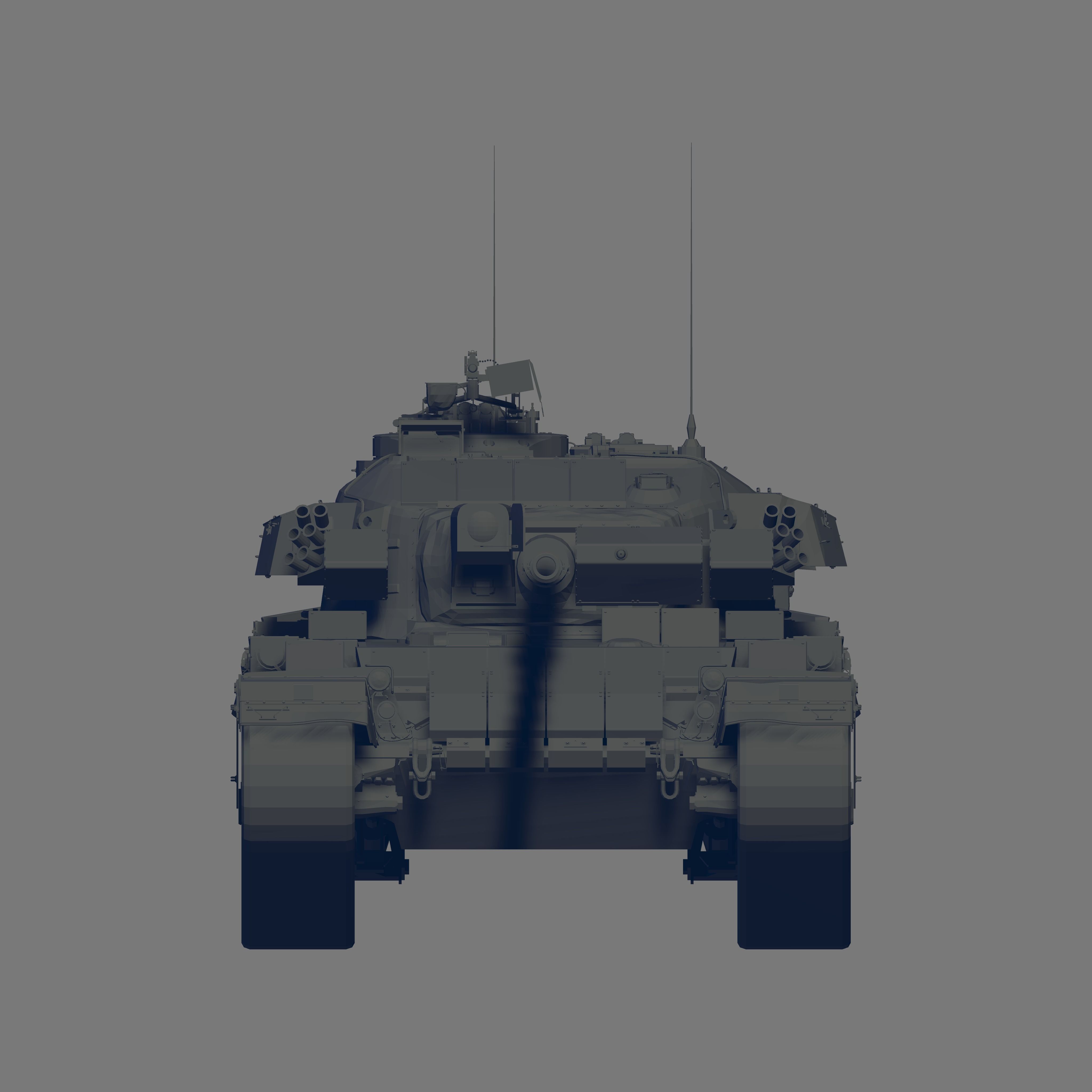 Stridsvagn 105 3D model_2
