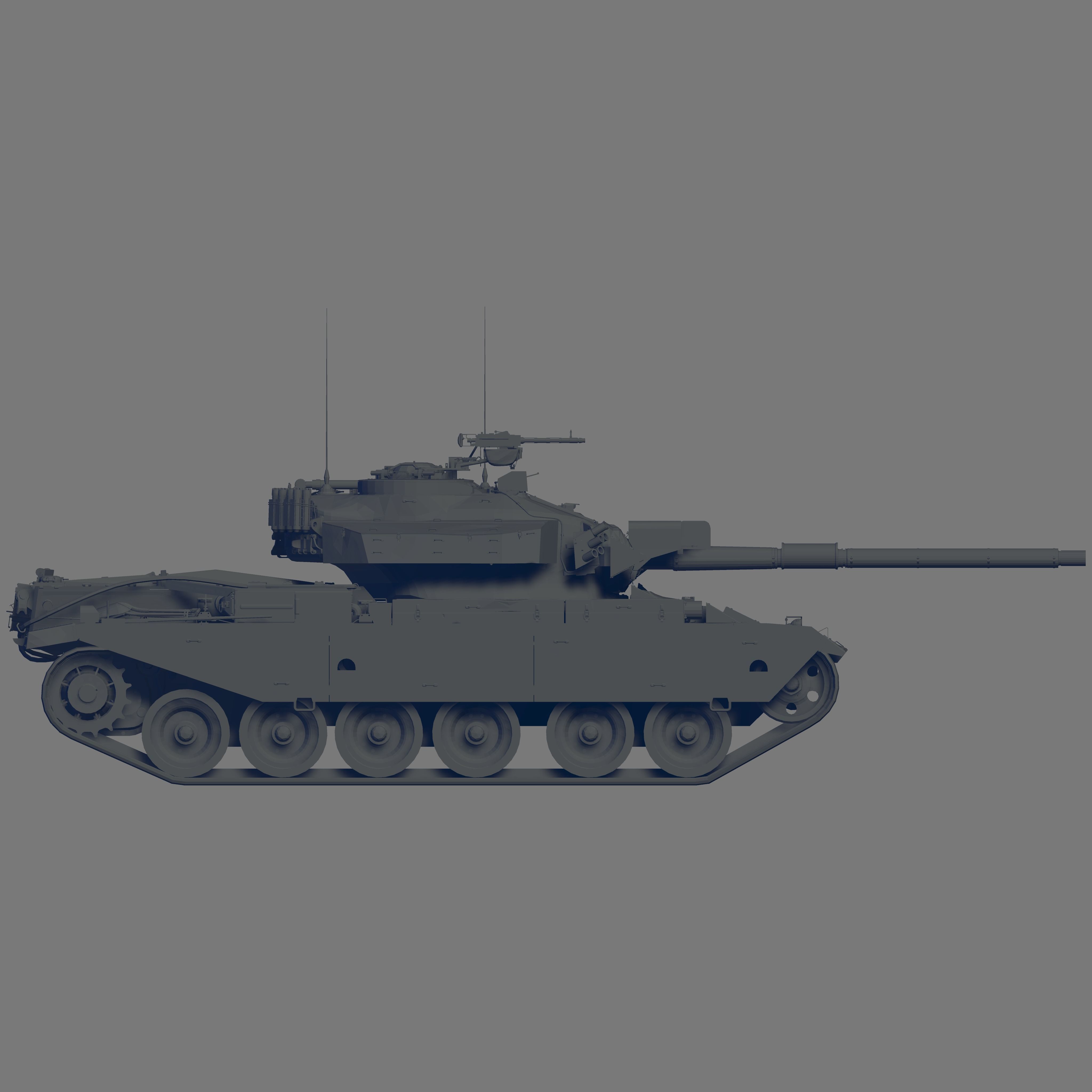 Stridsvagn 105 3D model_3