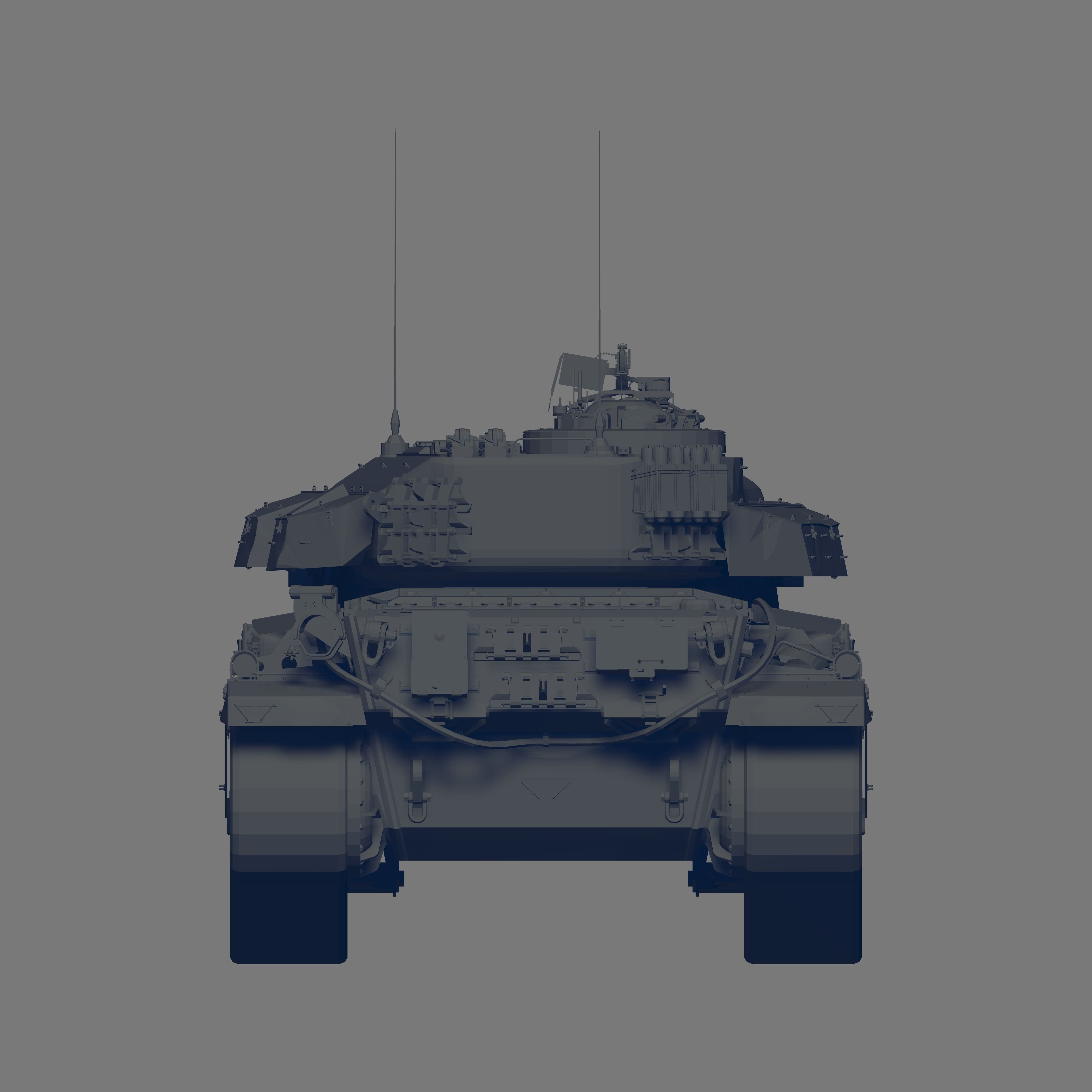 Stridsvagn 105 3D model_4