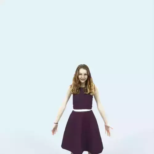 Essence 01E Animated Rigged Elegant Event Teenage Girl