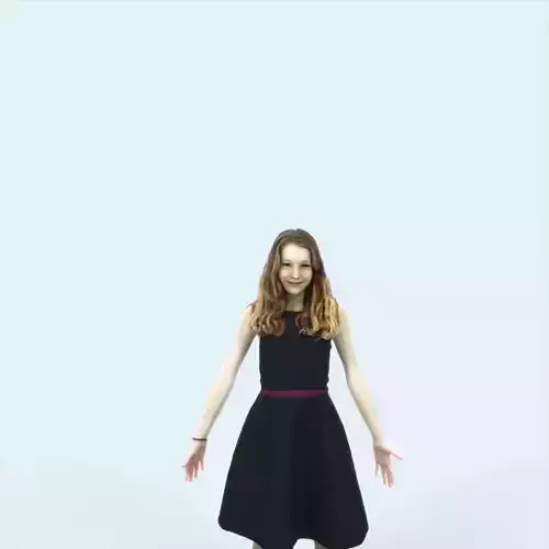 Essence 01B Animated Rigged Elegant Event Teenage Girl