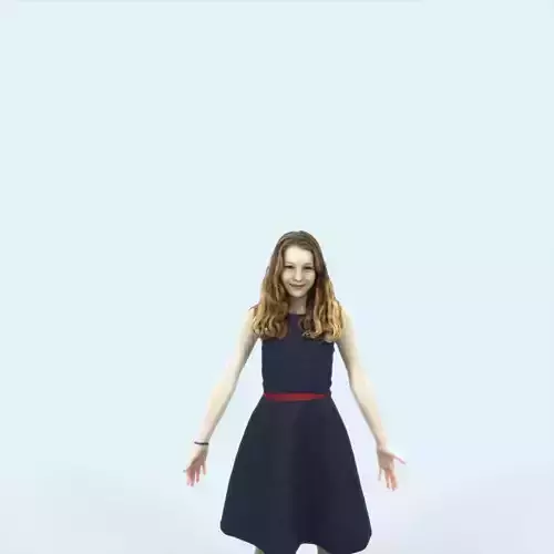 Essence 01A Animated Rigged Elegant Event Teenage Girl