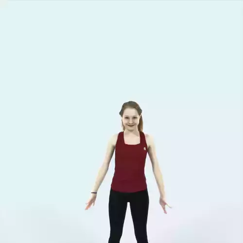 Essence 01J Animated Rigged Sports Teenage Girl