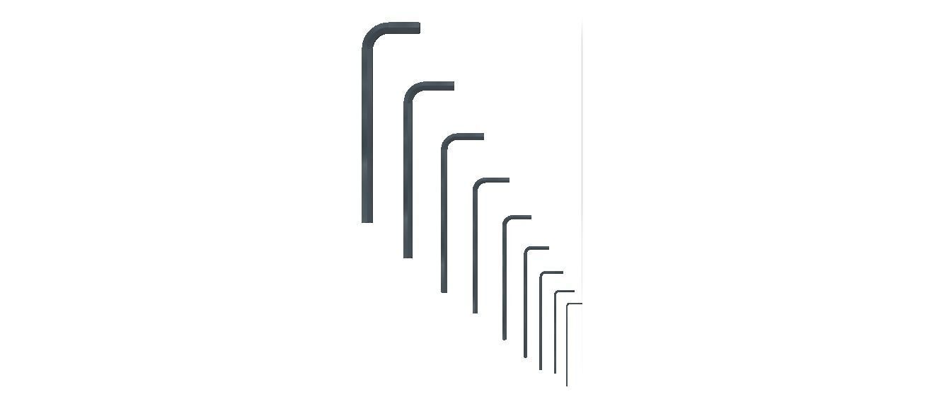 Hex Keys - Long Series Metric 3D model_41