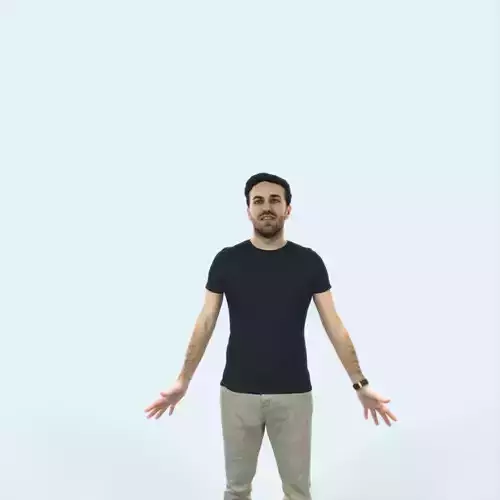Flow 01I Animated Rigged Casual Man